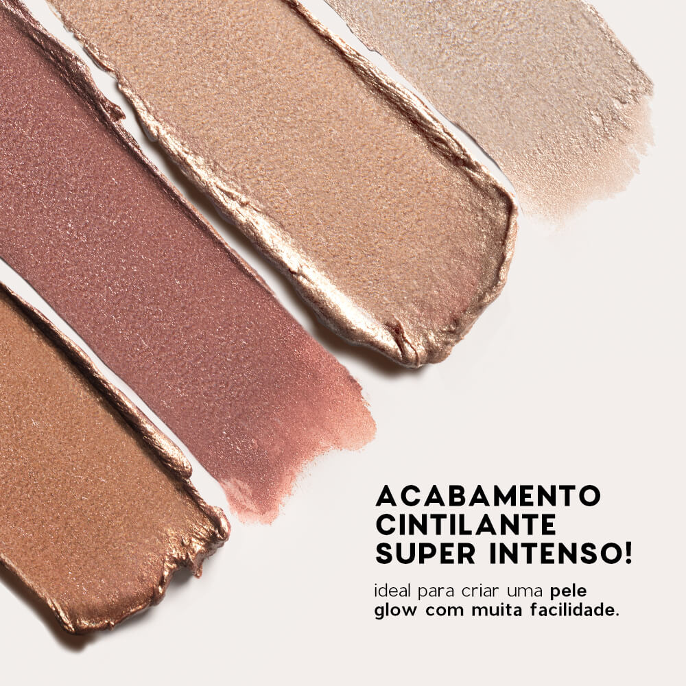 Iluminador em Bastão Bronze Shimmer Stick Blind Bronze Oceane 4you 7,5g