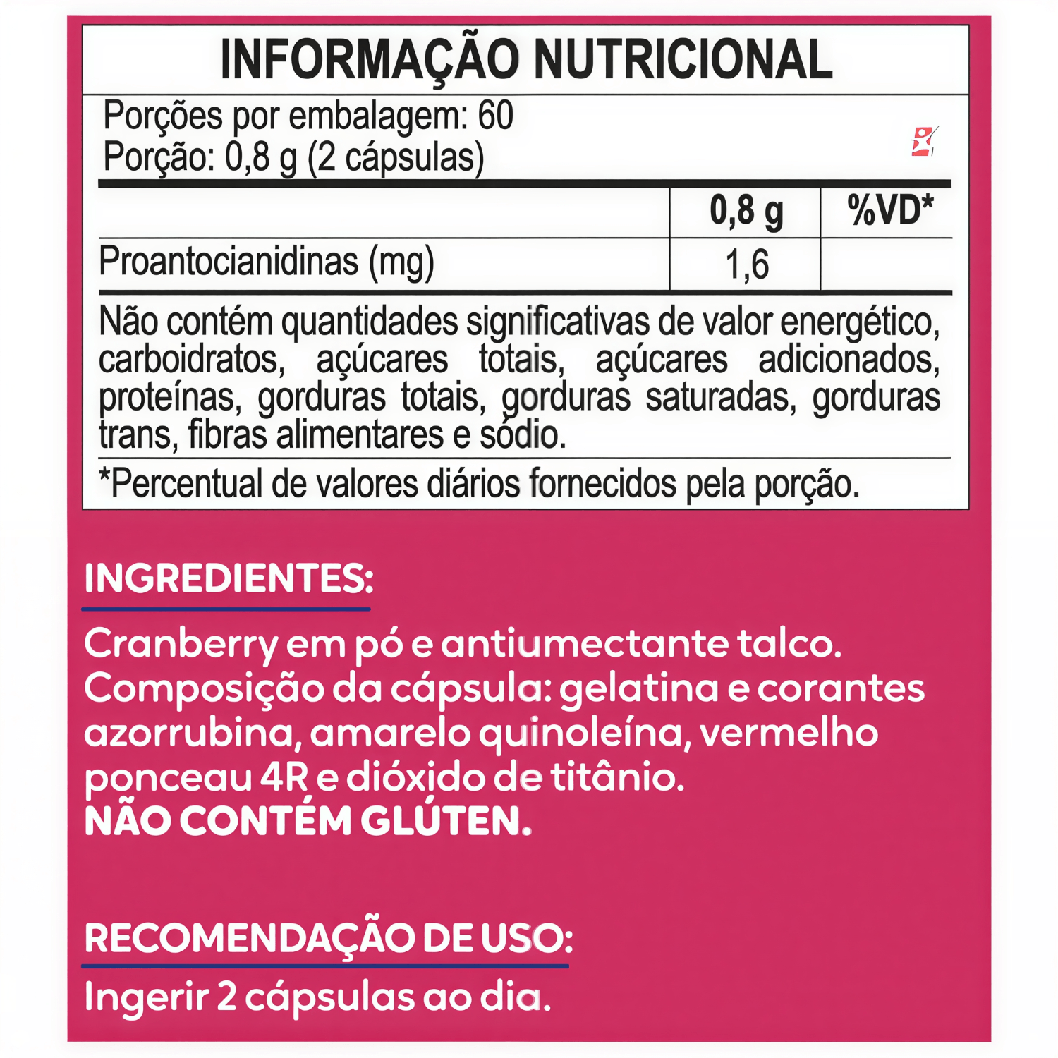 Cranberry Maltta Nutrition 120 Cápsulas