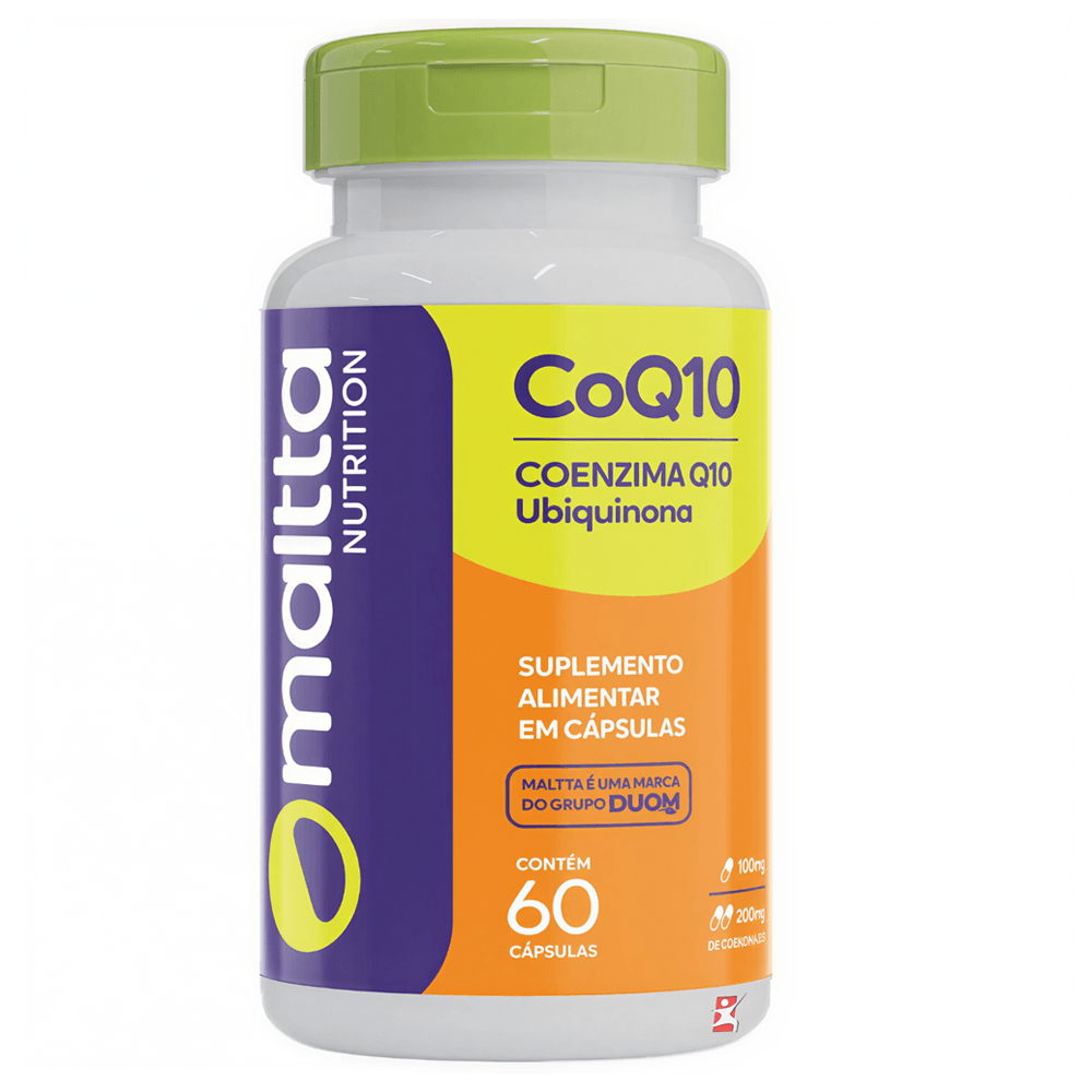 Coq10 Coenzima Q10 Ubiquinona Maltta Nutrition 60 Cápsulas