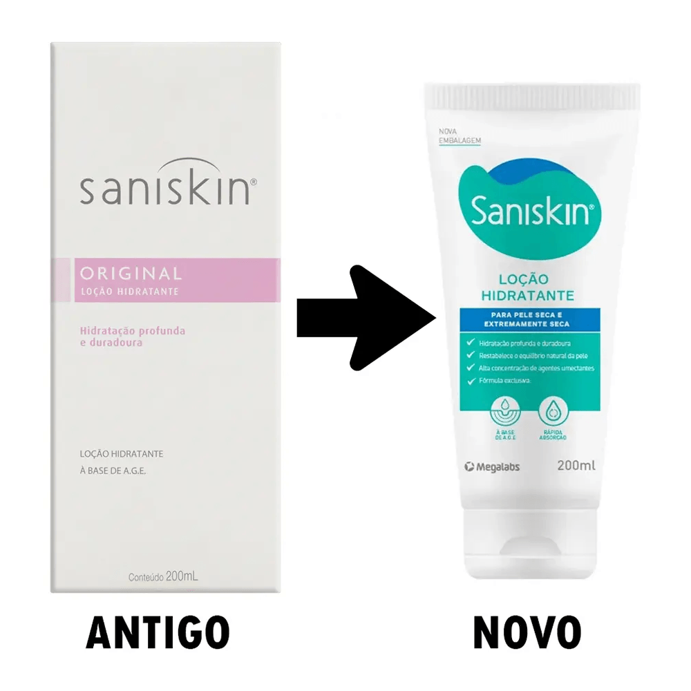 Saniskin Original Loção Hidratante 200ml