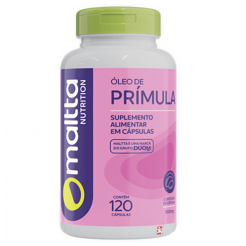 Óleo De Prímula Maltta Nutrition 120 Cápsulas