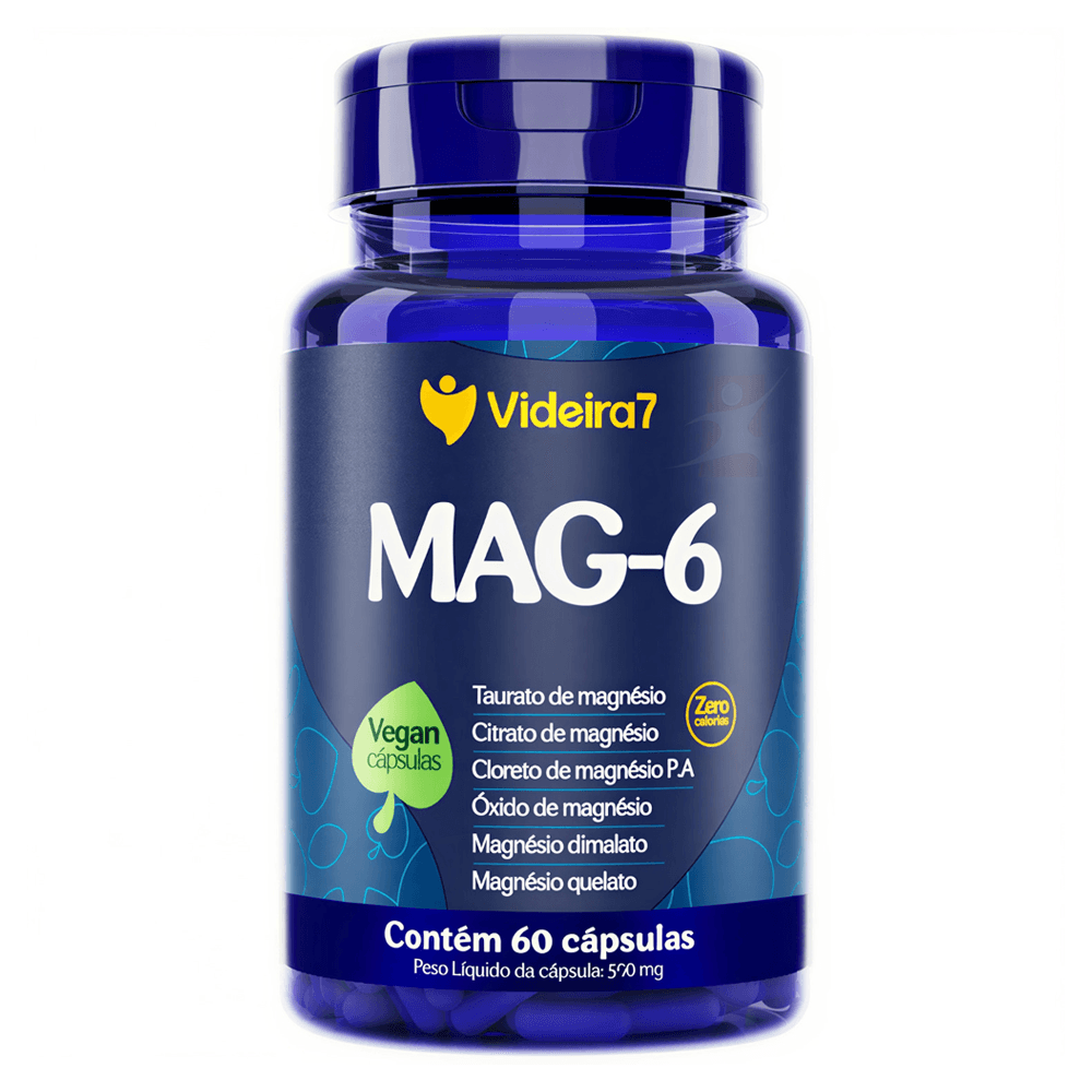 Mag-6 Videira7 60 Cápsulas Veganas