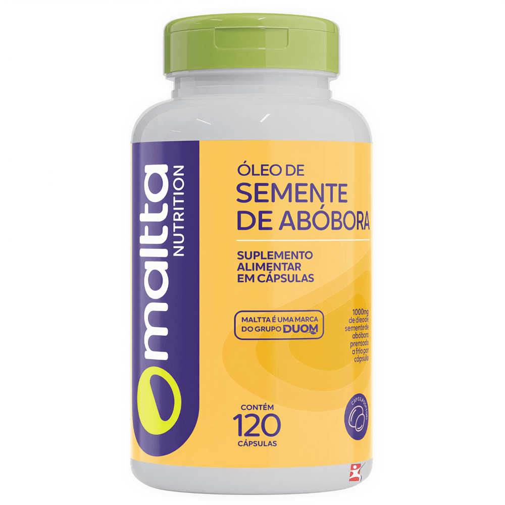 Óleo De Semente De Abóbora Maltta Nutrition 120 Cápsulas