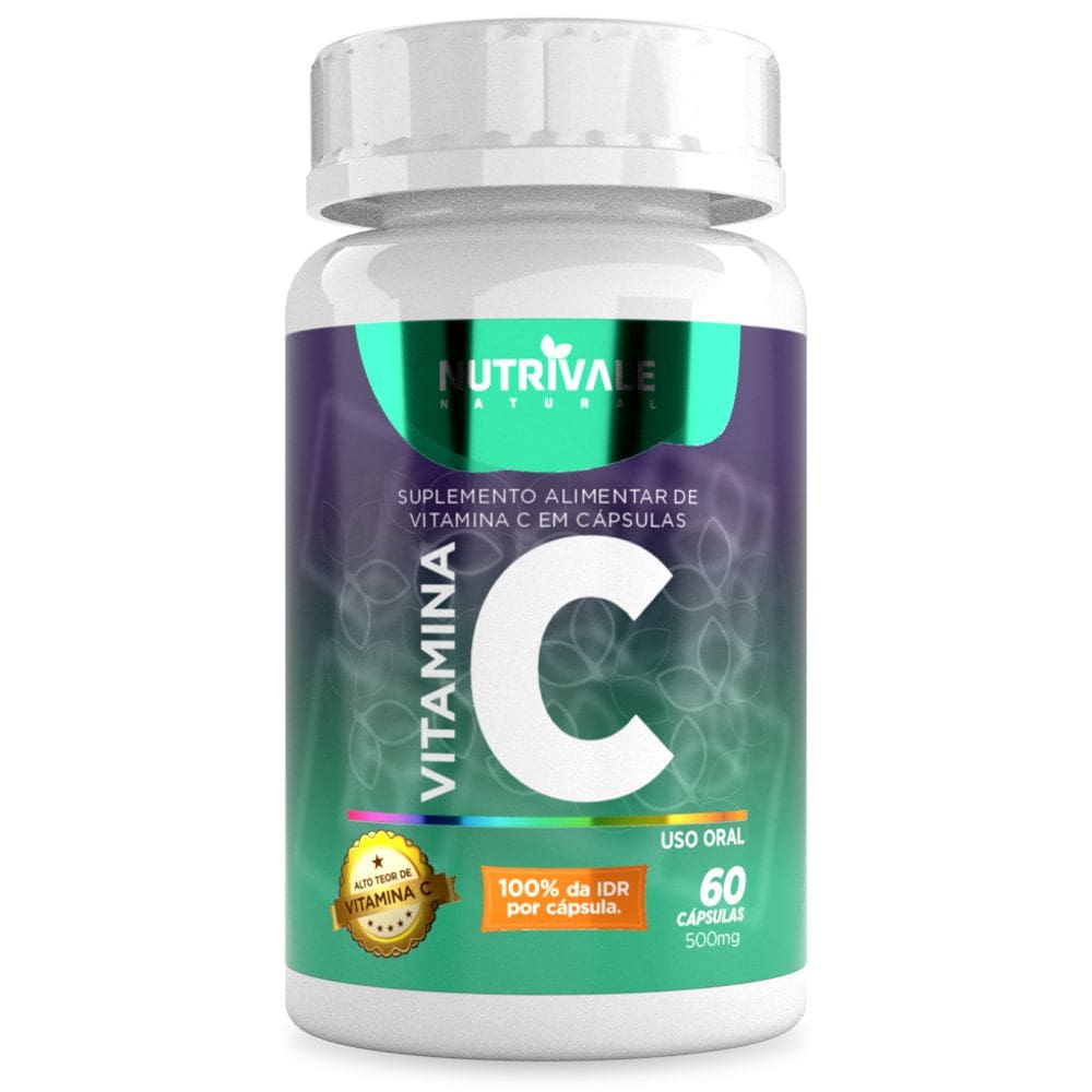 Vitamina C (Ácido Ascórbico) 60 Cápsulas Nutrivale