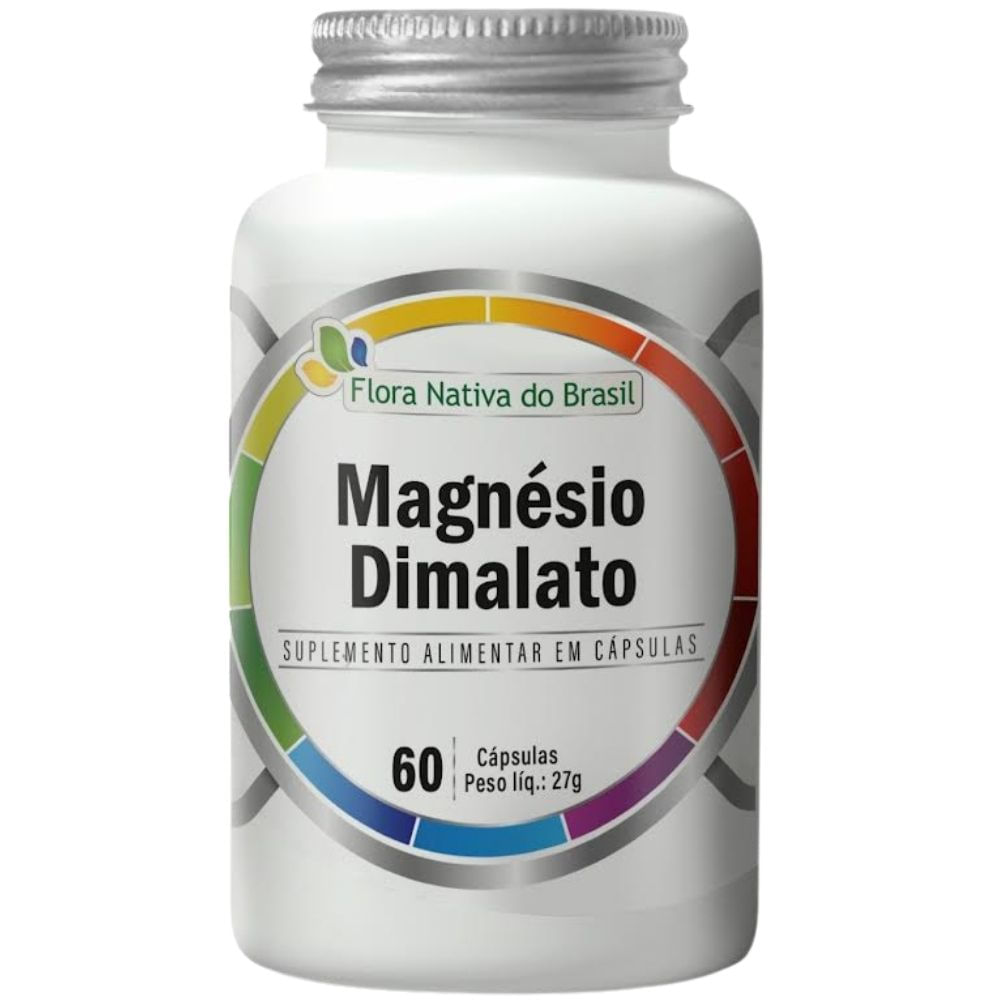 Magnésio Dimalato Flora Nativa 60 Cápsulas