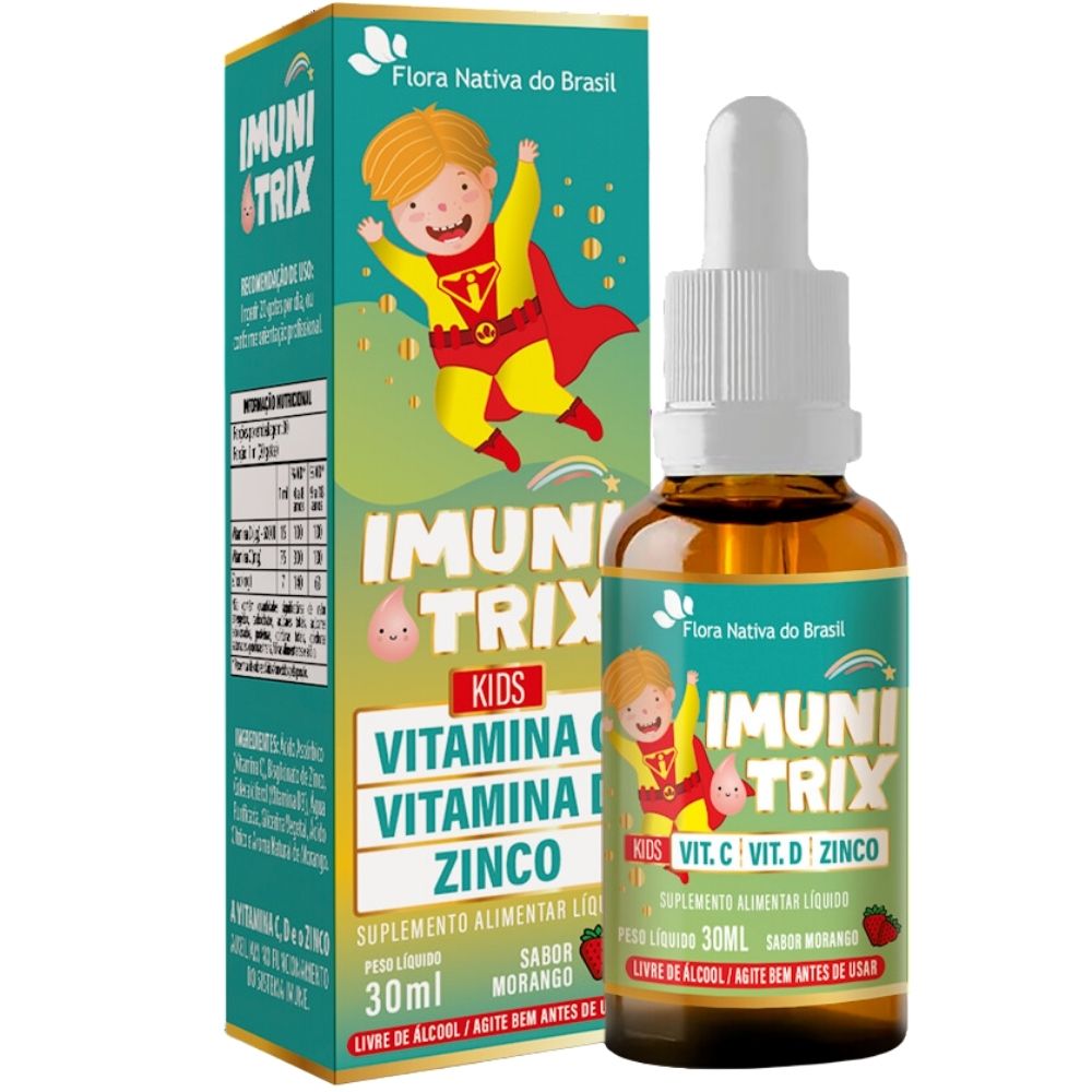 Imunitrix ( Vitamina C, D3 e Zinco) Flora Nativa 30ml