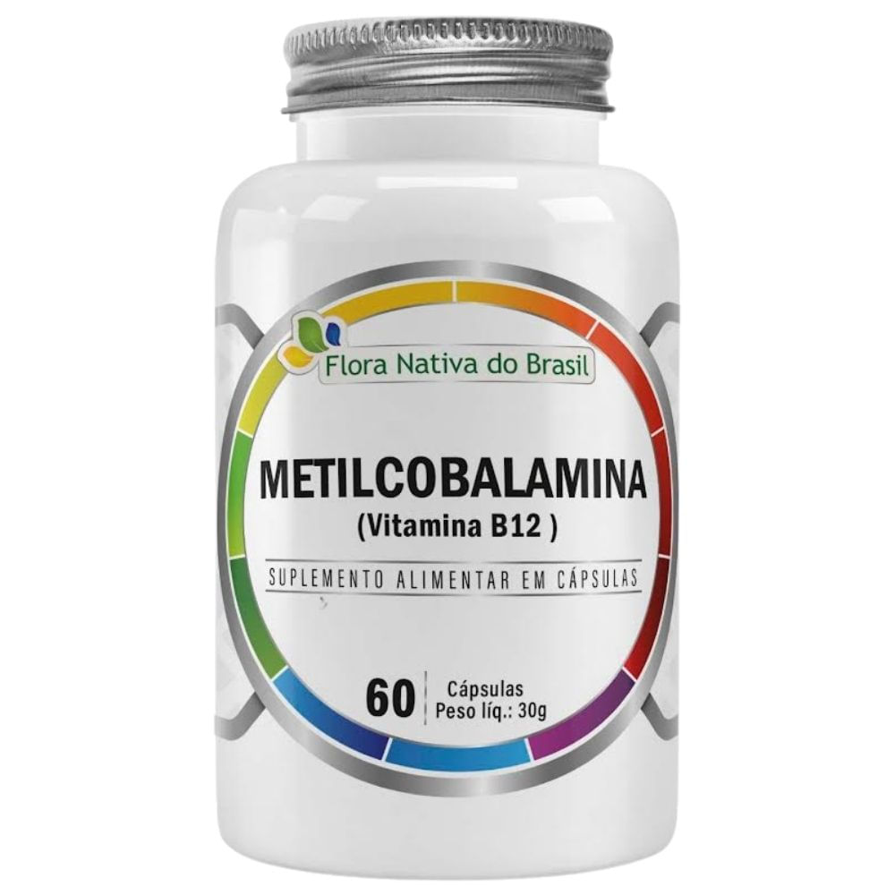 Vitamina B12 (Metilcobalamina) 414% IDR Flora Nativa 60 Cápsulas