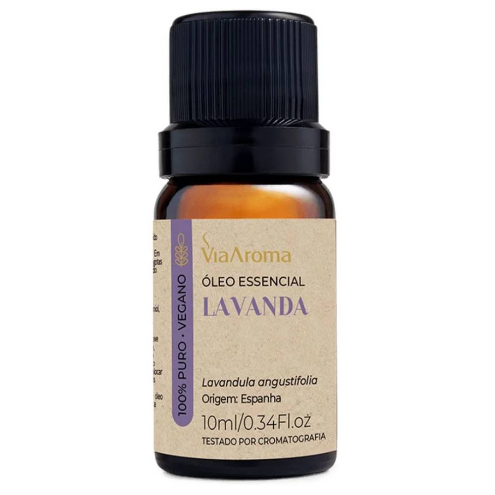 Óleo Essencial de Lavanda Via Aroma 10ml