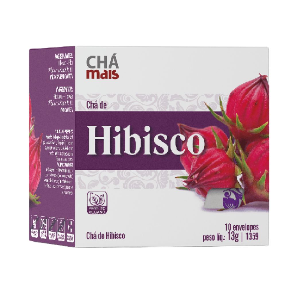 Chá De Hibisco Chá Mais 10 Sachês