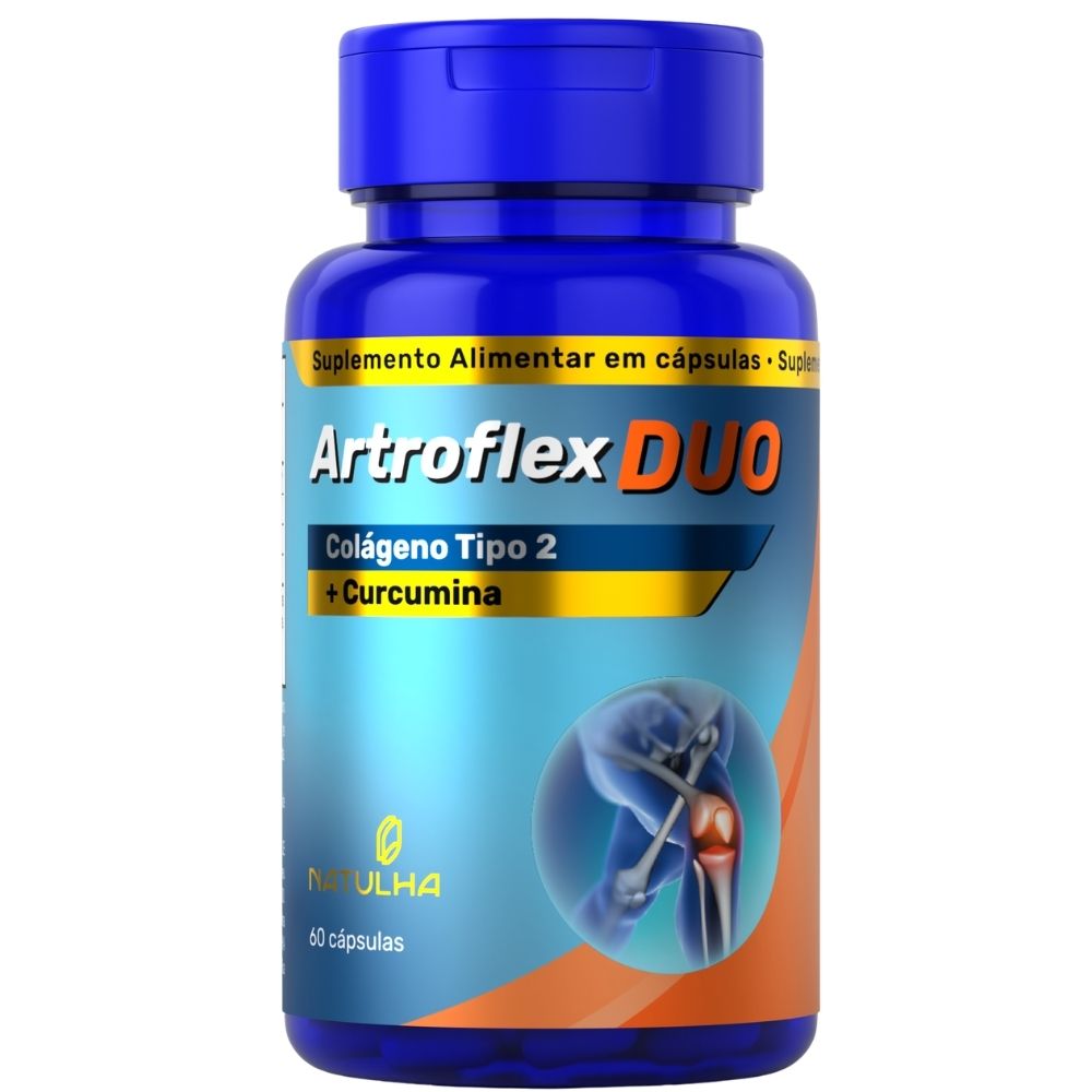 ArtroFlex Duo (Cúrcuma + Colágeno tipo II ) Natulha 60 Cápsulas