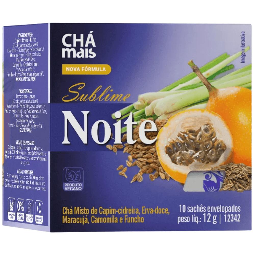 Chá Misto Sublime Noite Chá Mais 10 Sachês