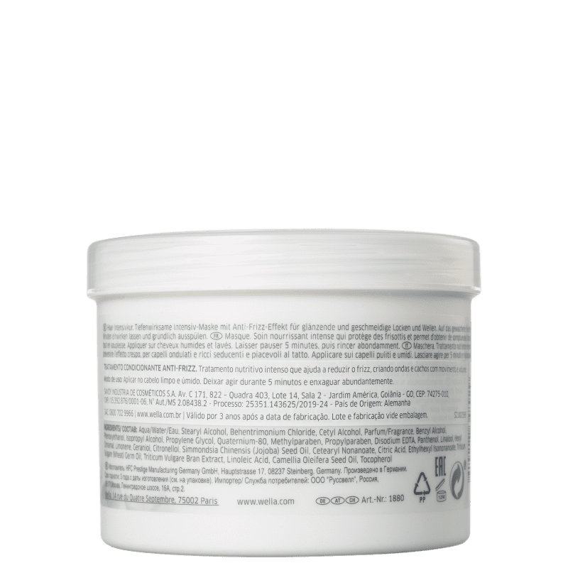 Máscara De Nutrição Nutricurls Wella Professionals 500ml