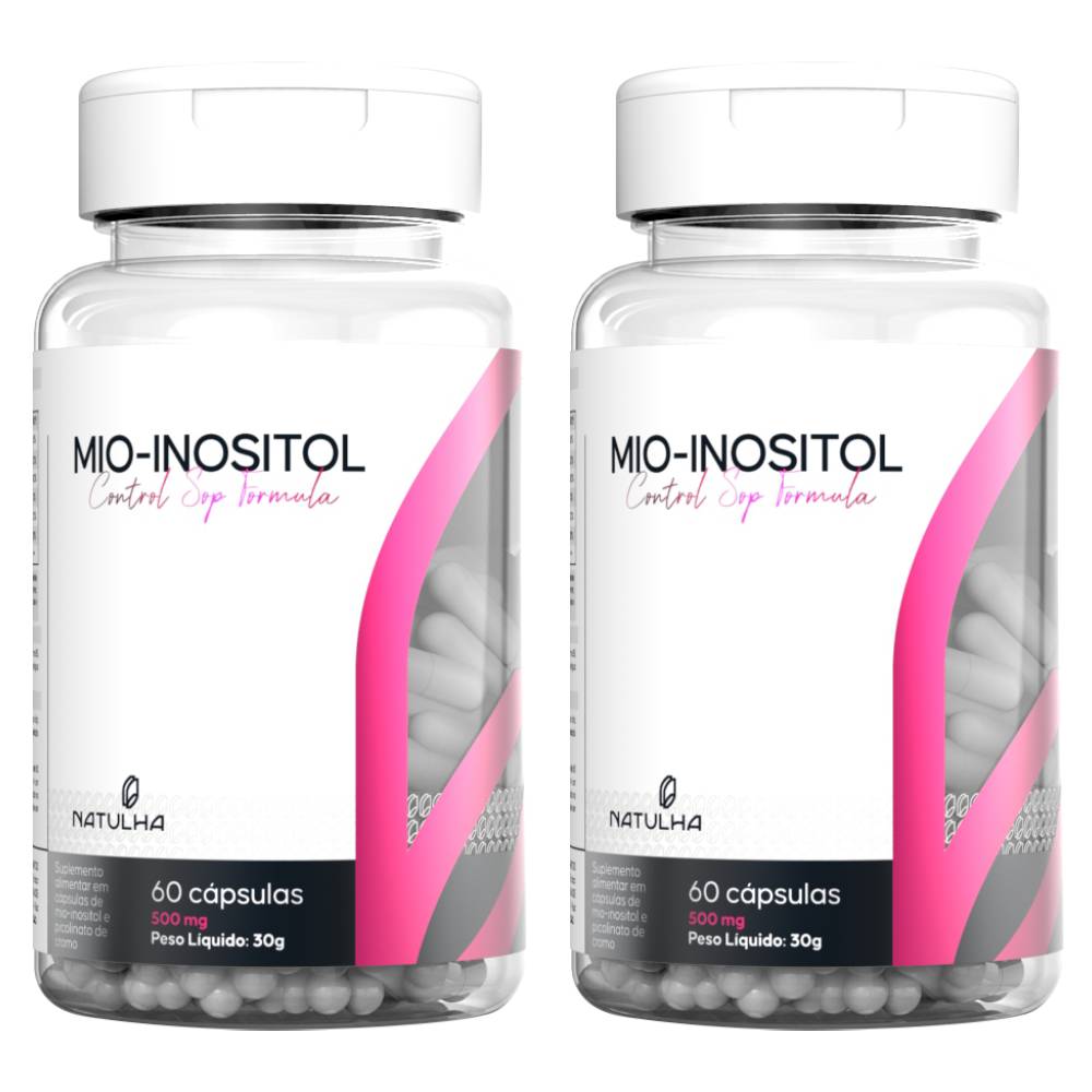 Kit 2 Mio-Inositol Control SOP Fórmula Natulha 60 Cápsulas