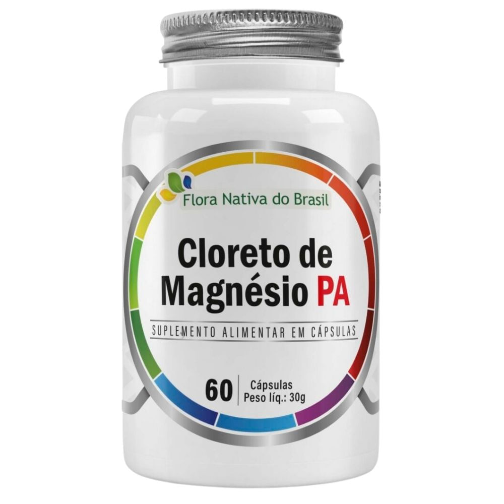 Cloreto de Magnésio PA Flora Nativa 60 Cápsulas