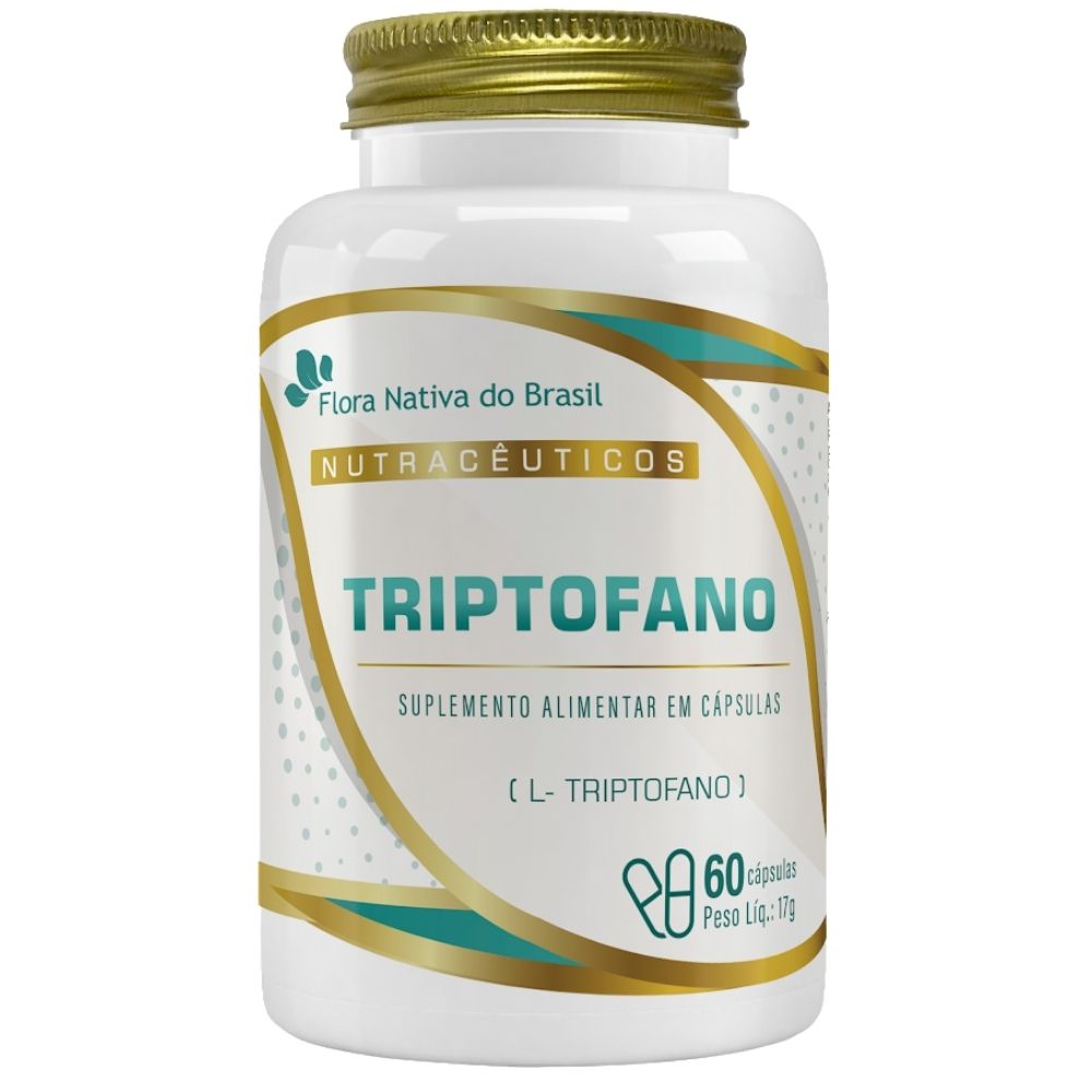 Triptofano Flora Nativa 860mg 60 Cápsulas