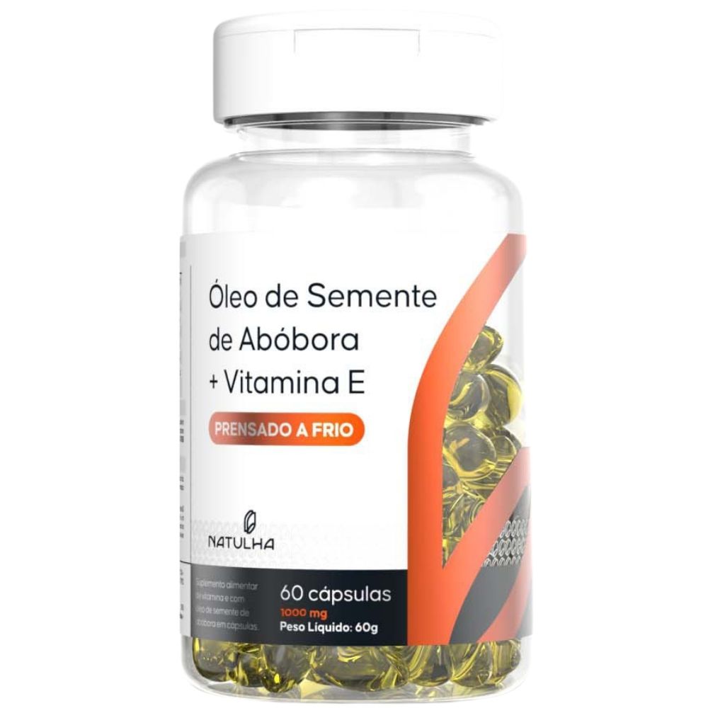 Óleo de Semente de Abóbora Natulha 60 Cápsulas