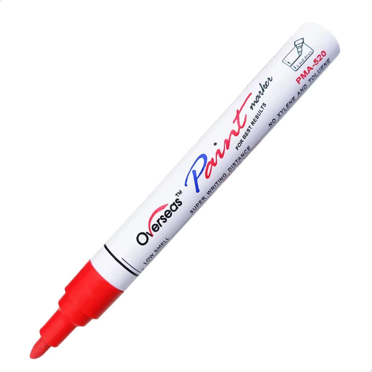 Caneta Cirúrgica Marcadora de Pele Alto Rendimento Overseas Cor Vermelho