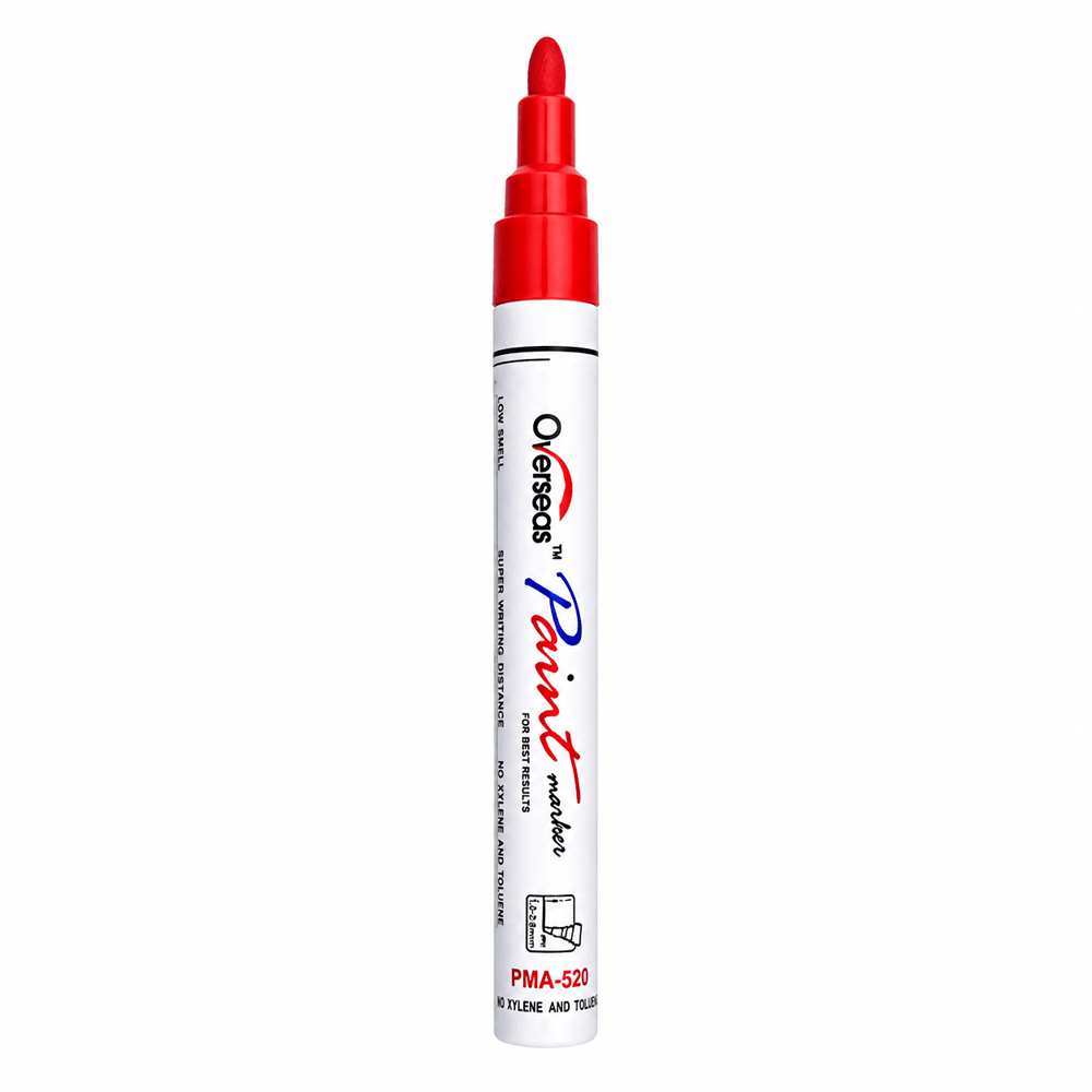 Caneta Cirúrgica Marcadora de Pele Alto Rendimento Overseas Cor Vermelho