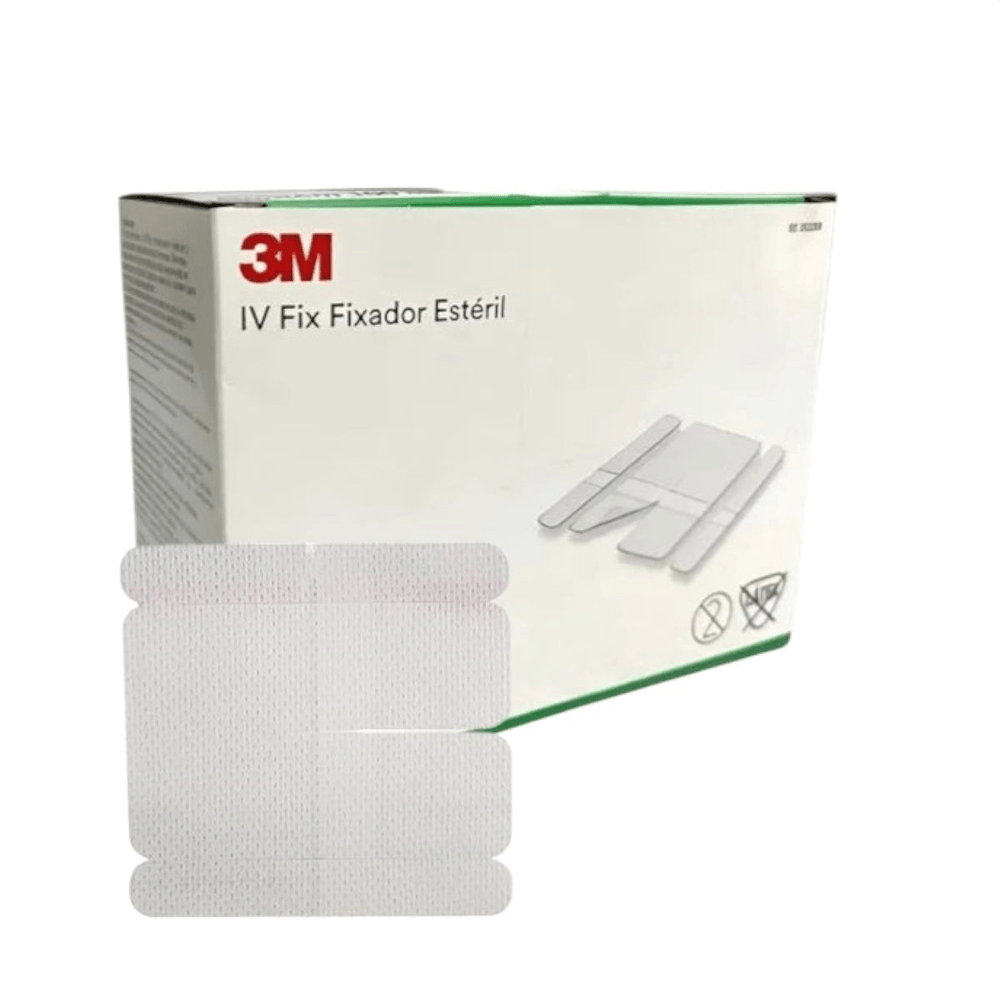 Fixador de Cateter Periférico IV 3M 5cm x 7,4cm 10 Unidades