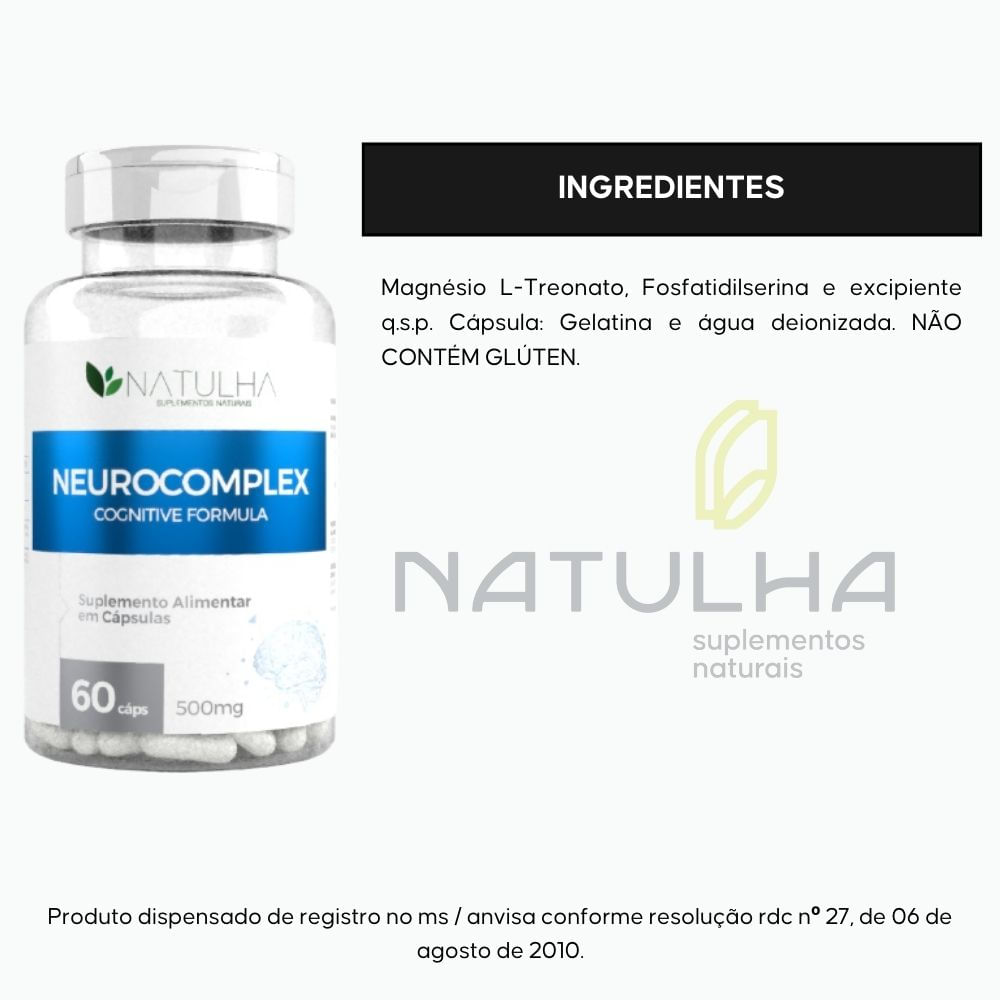 NeuroComplex Natulha 60 Cápsulas