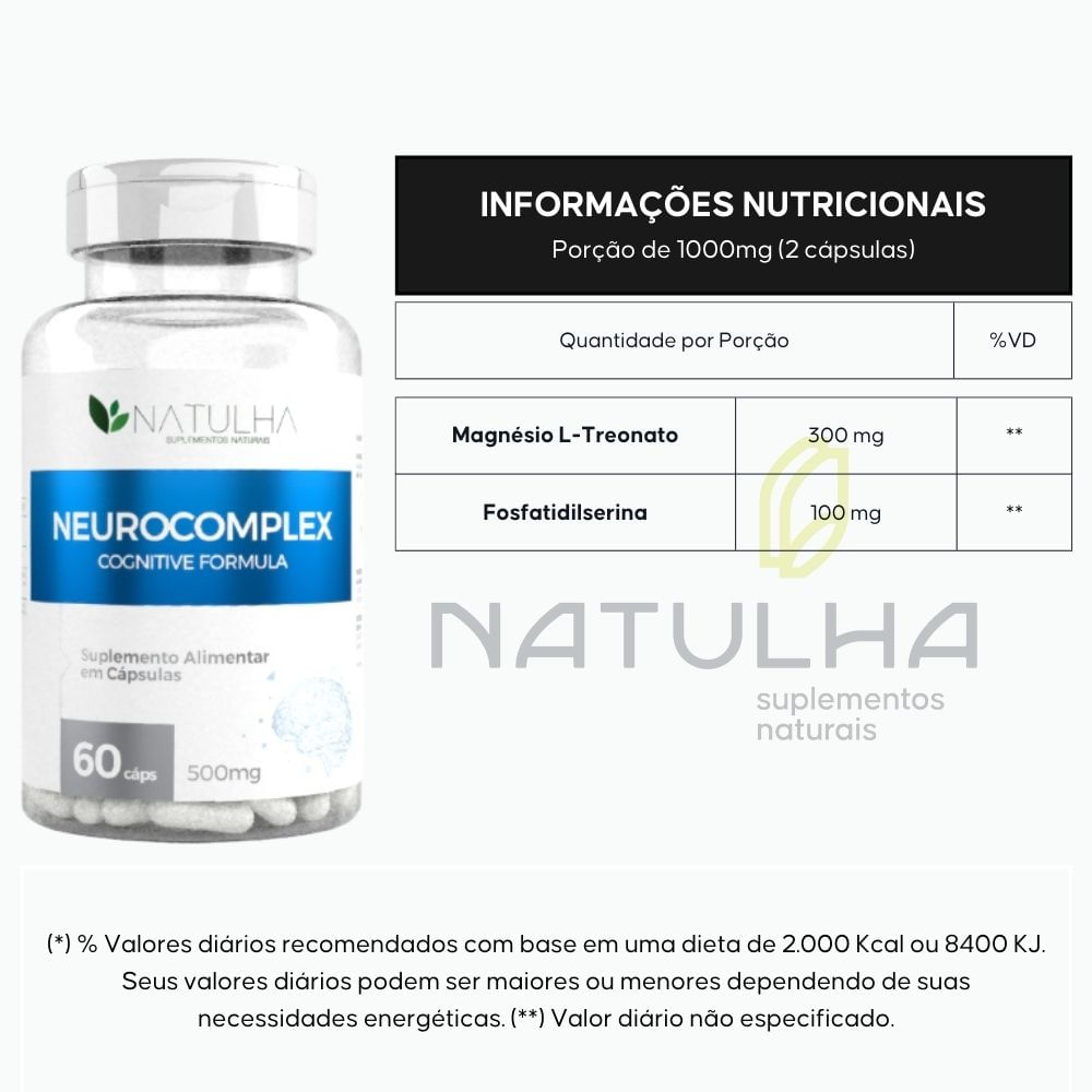 NeuroComplex Natulha 60 Cápsulas