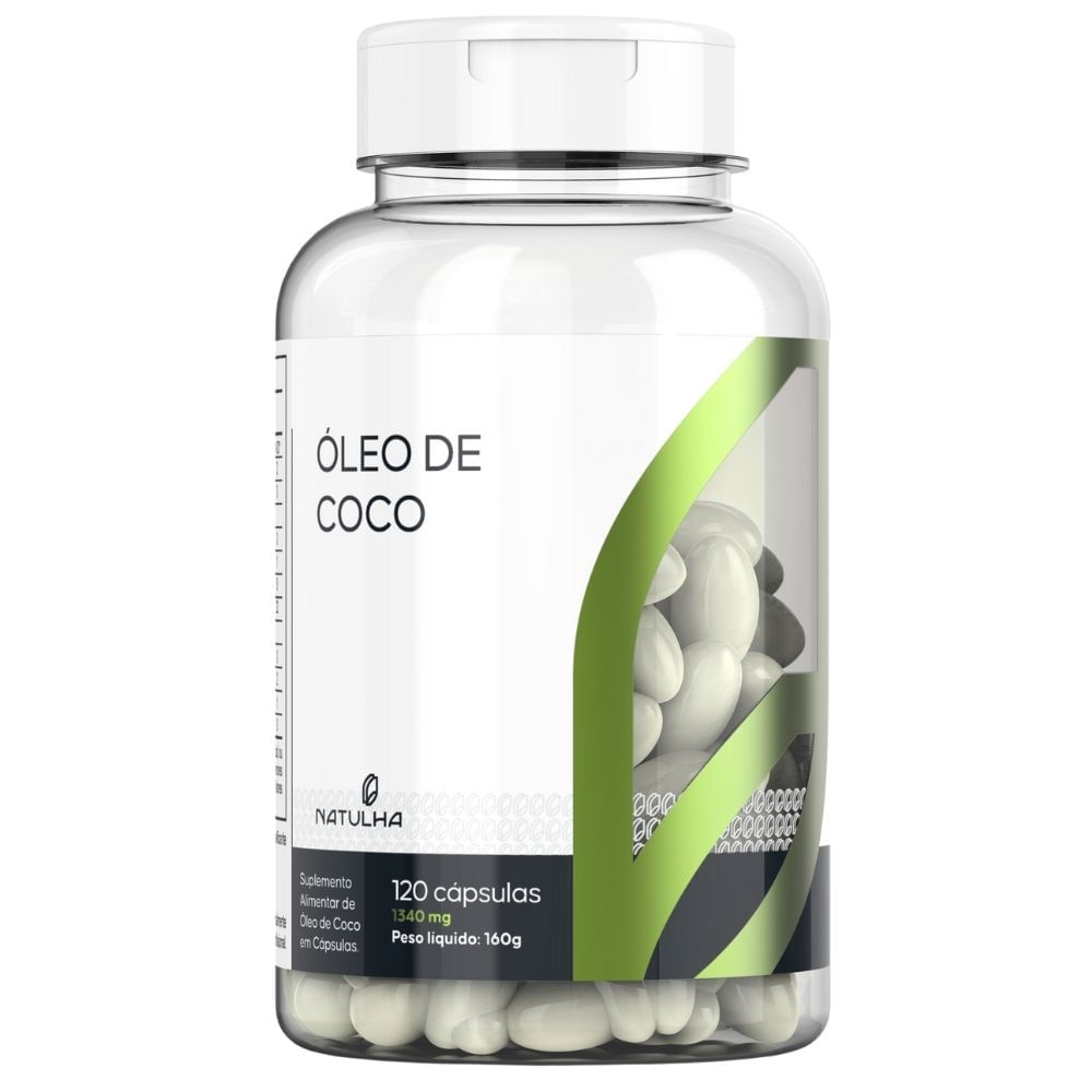 Óleo de Coco Natulha 1340mg 120 Cápsulas