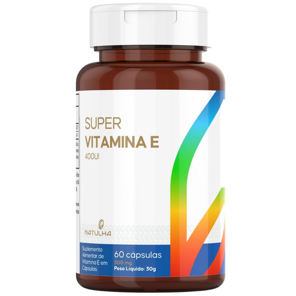 Super Vitamina E 400UI Natulha 60 Cápsulas