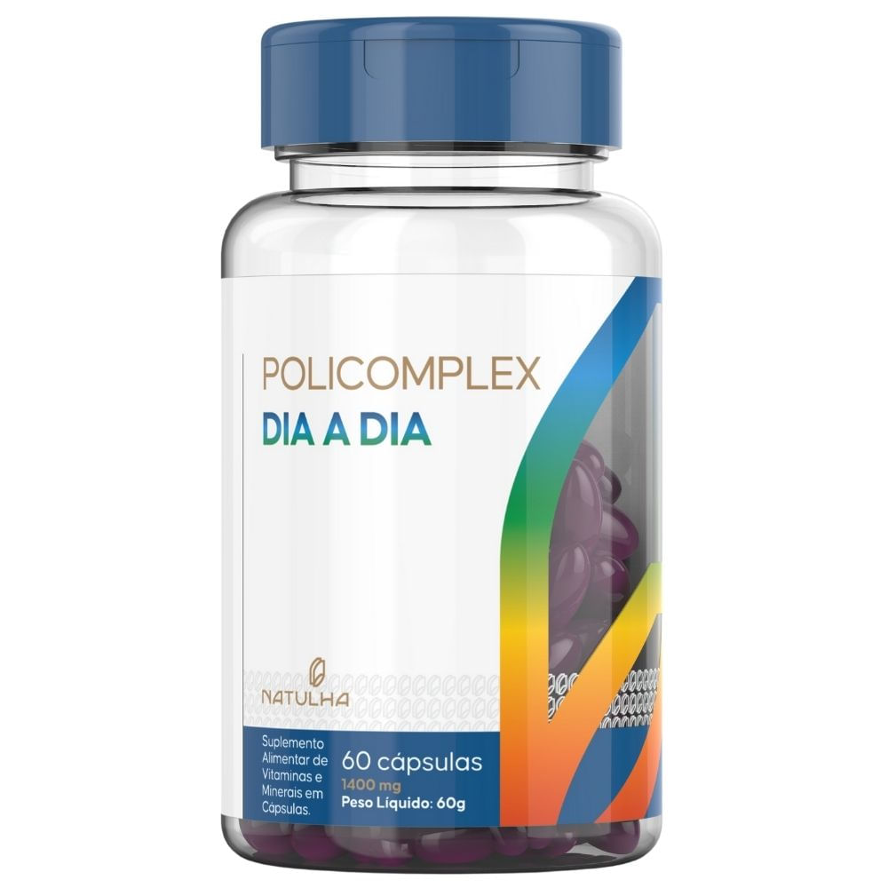 PoliComplex Dia a Dia Natulha 1400mg 60 Cápsulas