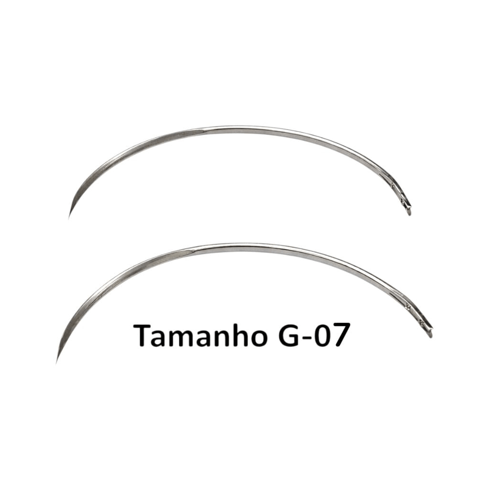 Agulha De Sutura Estéril Triangular G212 1/2 Sterifarma Tamanho G-07