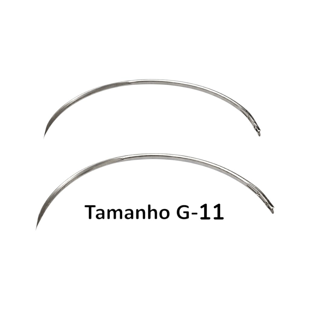 Agulha De Sutura Estéril Triangular G212 1/2 Sterifarma Tamanho G-11