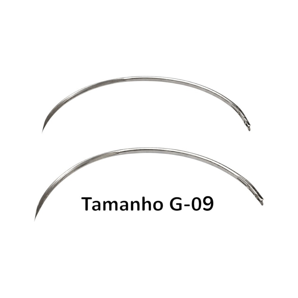 Agulha De Sutura Estéril Triangular G212 1/2 Sterifarma Tamanho G-09