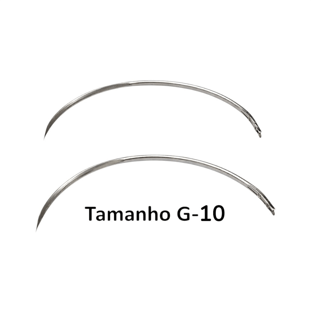 Agulha De Sutura Estéril Triangular G212 1/2 Sterifarma Tamanho G-10