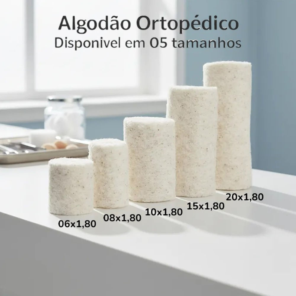 Algodão Ortopédico Para Imobilização Sterifarma 20 x 1.80m