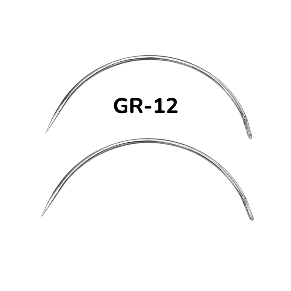 Agulha de Sutura Estéril Cilíndrica GR312 1/2 Sterifarma Modelo GR12