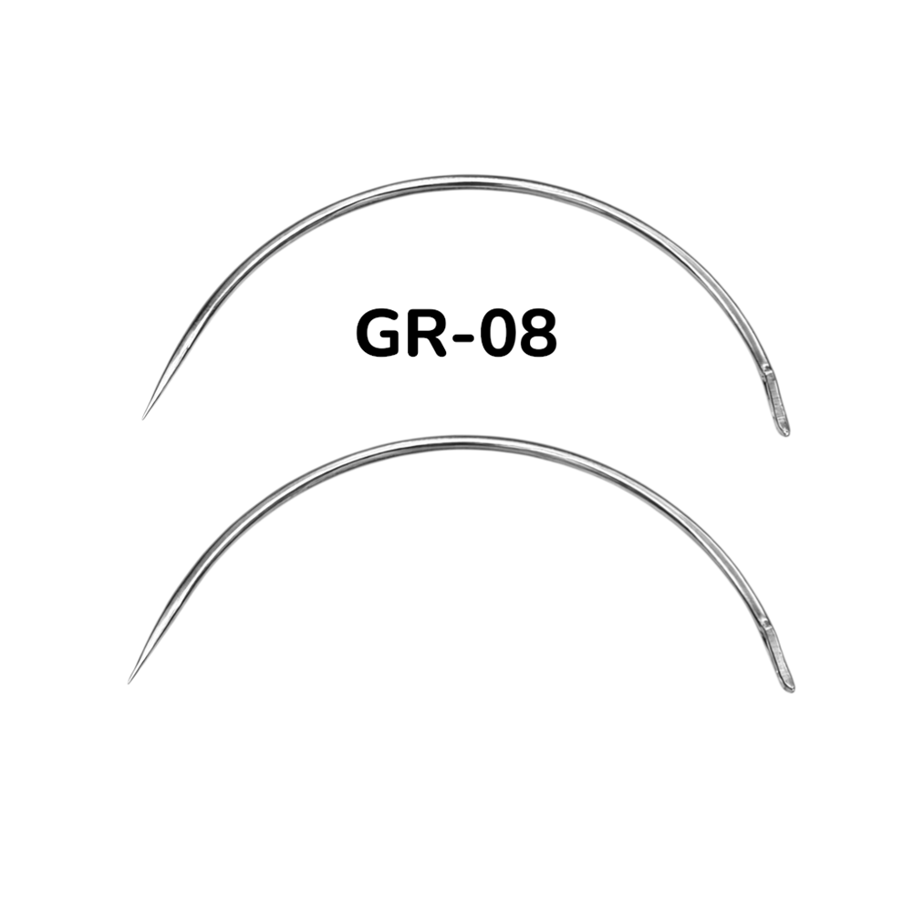 Agulha de Sutura Estéril Cilíndrica GR312 1/2 Sterifarma Modelo GR08