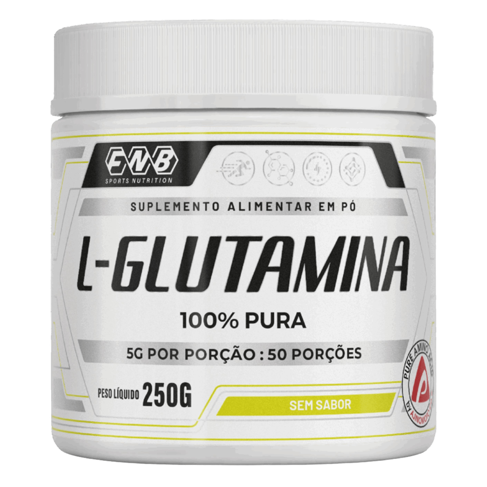 L-glutamina 100% Pura Fnb Sports 250g