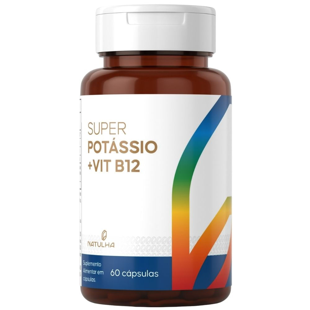 Super Potássio + Vitamina B12 Natulha 60 Cápsulas