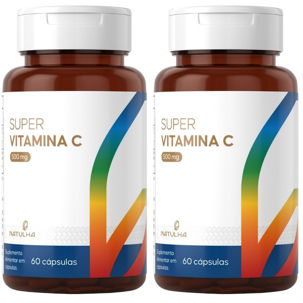 Kit 2 Super Vitamina C Natulha 60 Cápsulas