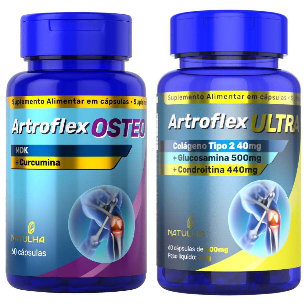 Kit Natulhan Artroflex OSTEO + Artroflex ULTRA 60 Cápsulas Cada