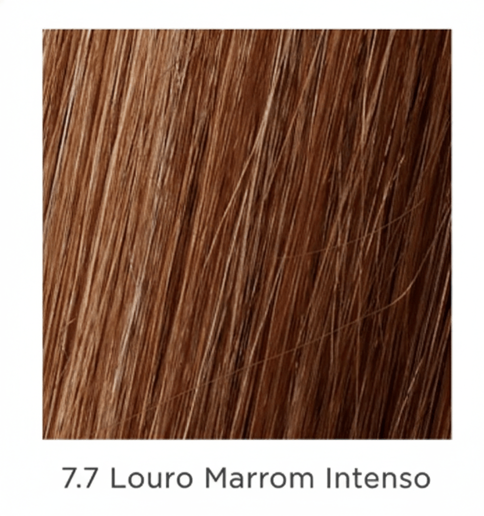 Coloração Capilar SensiColor Eclat Alergoshop Cor 7.7 Loiro Marrom Intenso