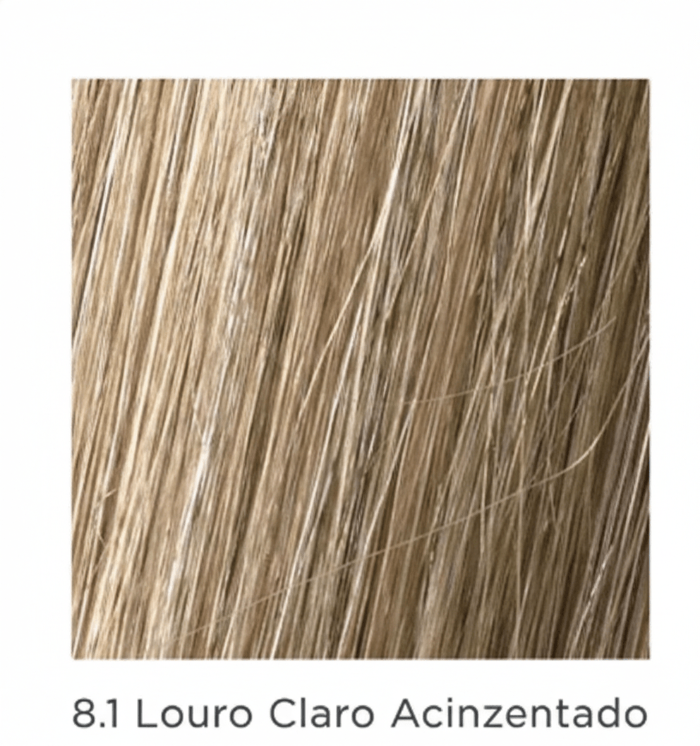 Coloração Capilar SensiColor Eclat Alergoshop Cor 8.1 Louro Claro Acinzentado