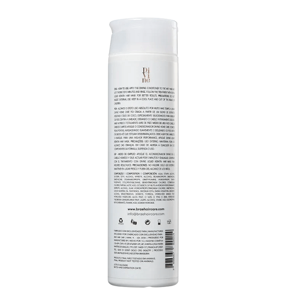 Condicionador Divine Anti-frizz Braé 250ml