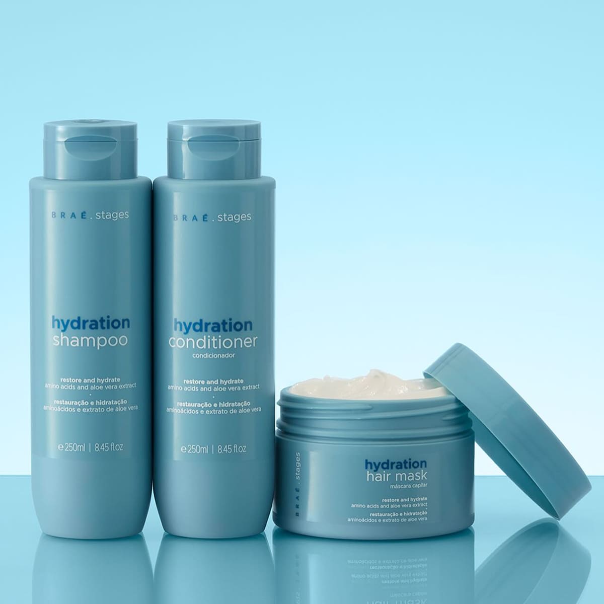 Kit Hydration Duo Stages Braé Shampoo 250ml + Condicionador 250ml