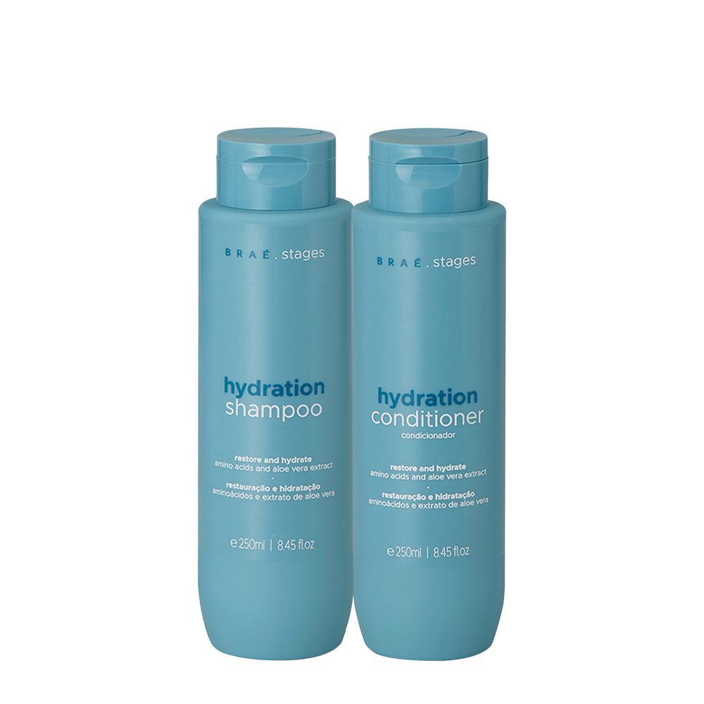 Kit Hydration Duo Stages Braé Shampoo 250ml + Condicionador 250ml