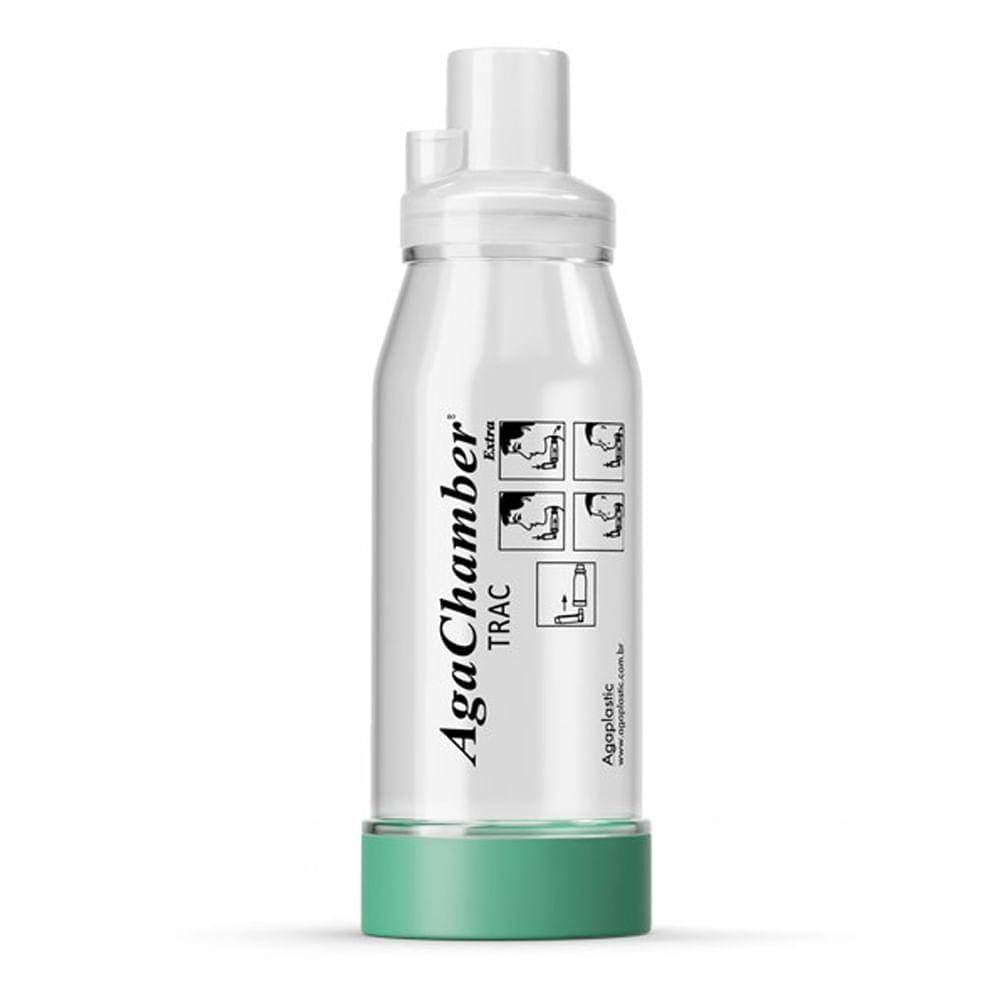 Espaçador Agachamber Trac Para Broncodilatador Spray