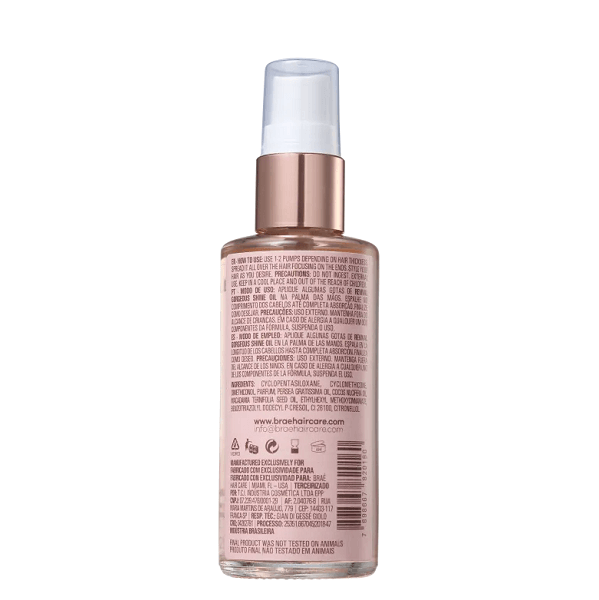 Óleo Capilar Revival Gorgeous Shine Braé 60ml