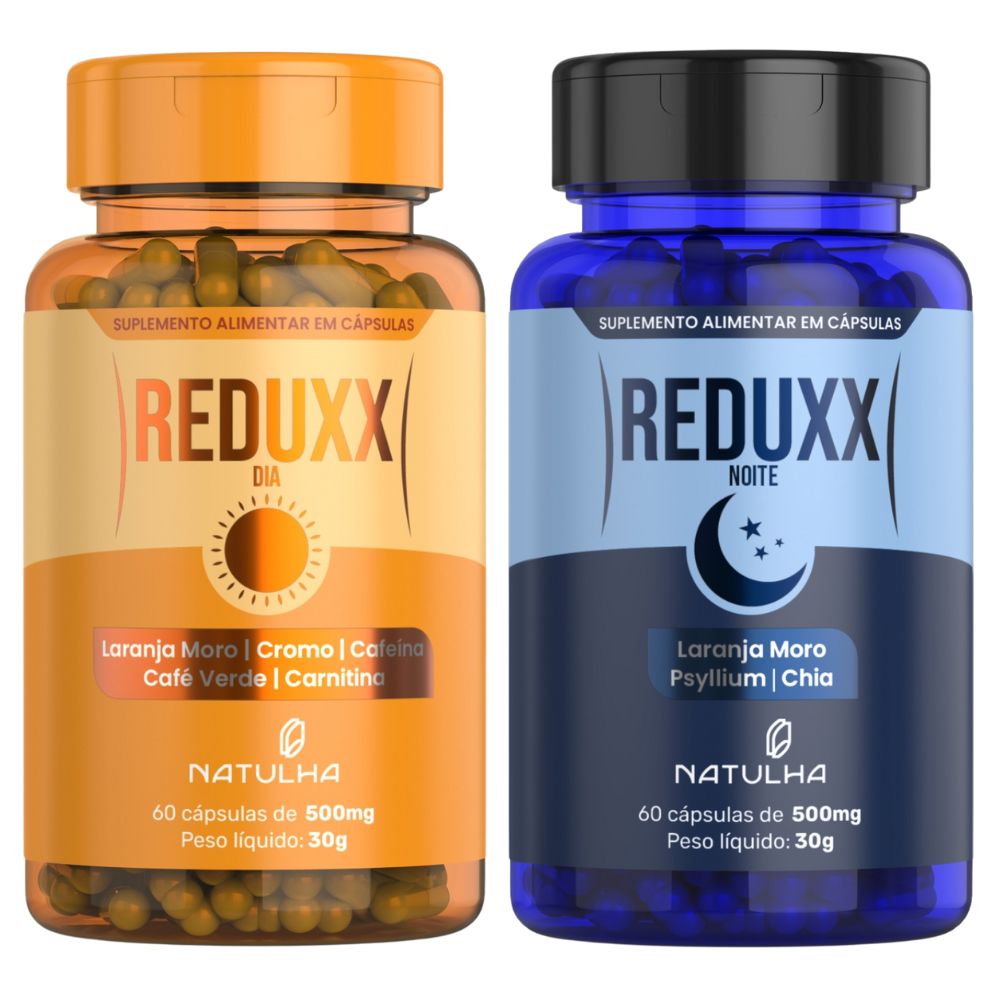 Kit Natulha Reduxx Dia + Reduxx Noite 60 Cápsulas Cada