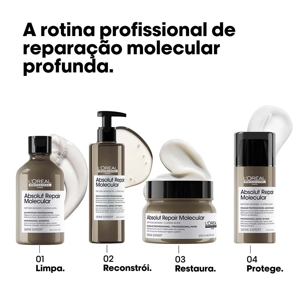 Máscara de Tratamento Serie Expert Absolut Repair Molecular  L'Oréal Professionnel 250ml