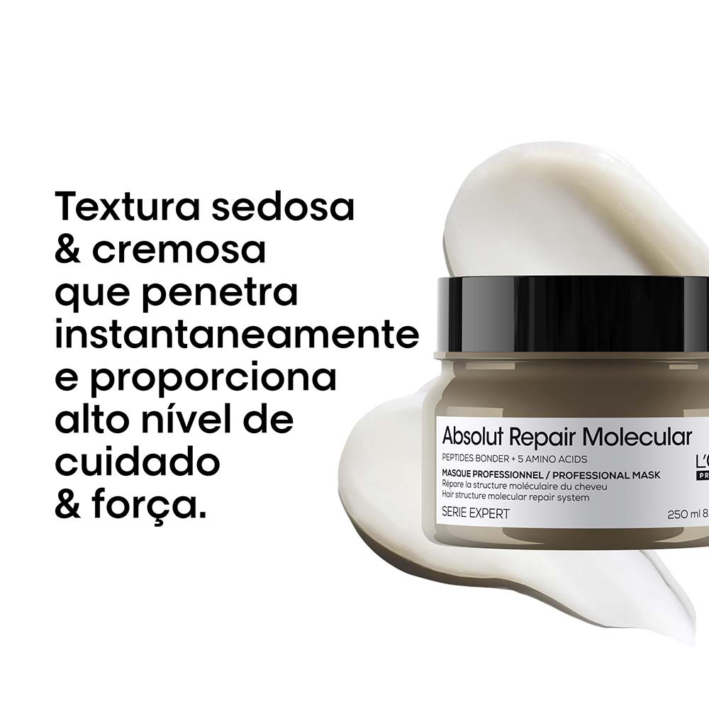 Máscara de Tratamento Serie Expert Absolut Repair Molecular  L'Oréal Professionnel 250ml