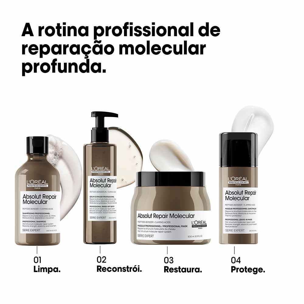 Máscara de Tratamento Serie Expert Absolut Repair Molecular L'Oréal Professionnel 500ml